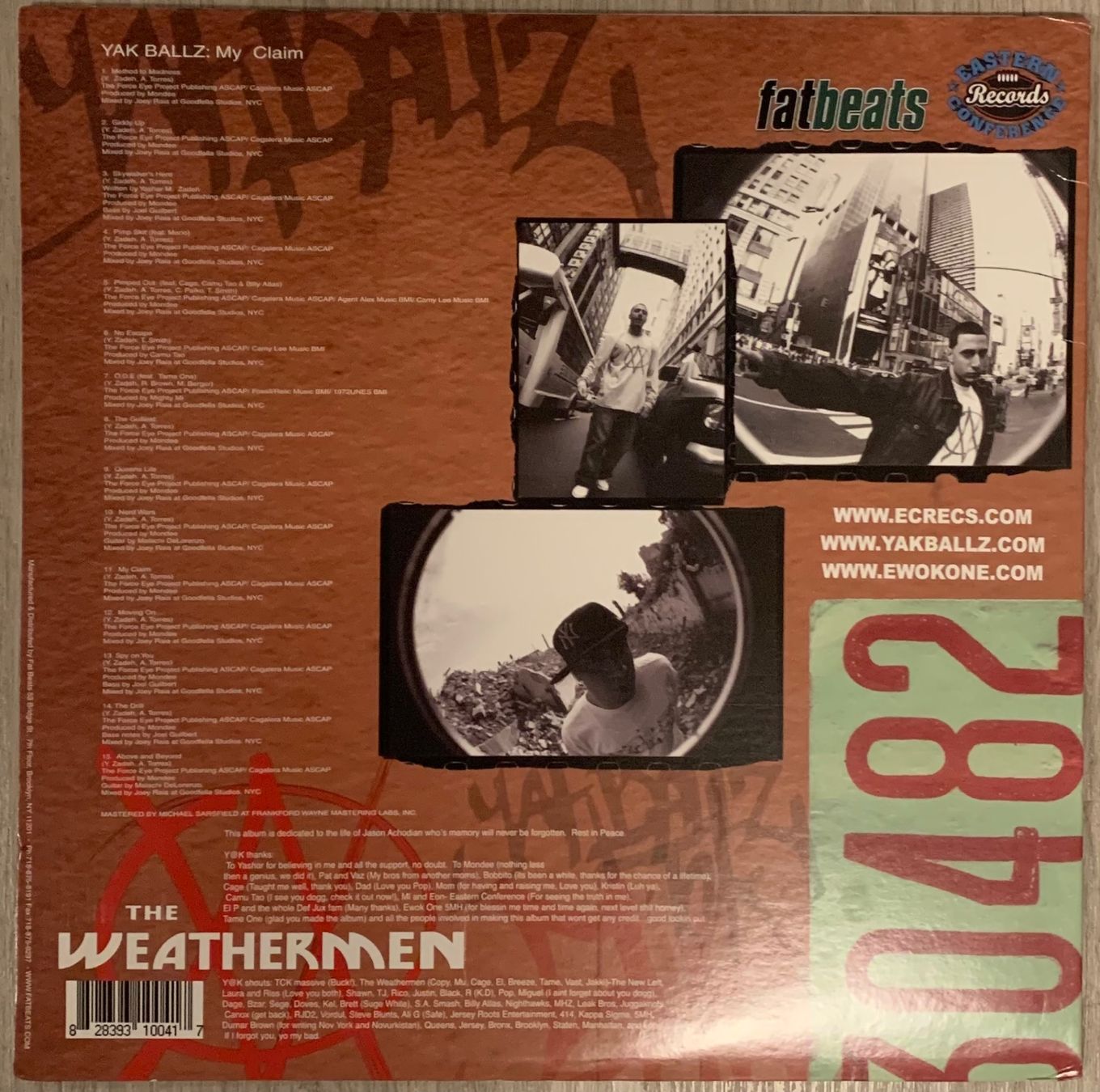 Dischi in vinile: YAK BALLZ - My Claim D-Lp 2004 – Usato da Mühlethal venduto da superfast78 1