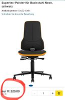 Supertec-Polster für Basisstuhl Neon, schwarz