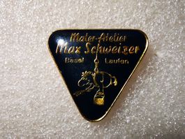 Ansteckpin 4: Malergeschäft Max Schweizer