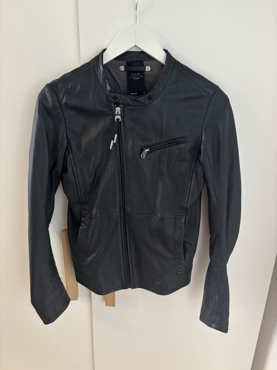 G-Star Giacche: G-Star RAW Lederjacke Gr. S – Echtleder – Usato da Geroldswil venduto da ele_7hkp