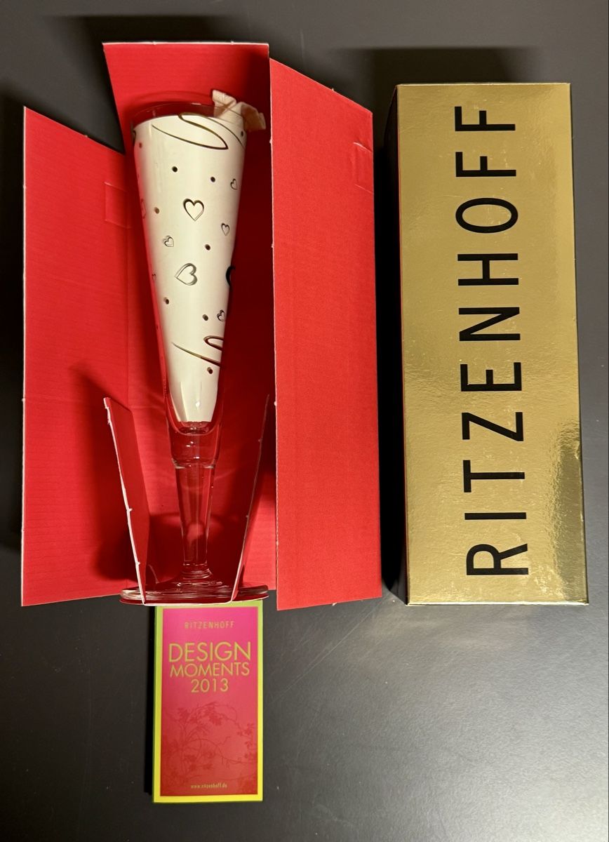 Ritzenhoff Gläser: 2 Ritzenhoff Champagnergläser Jutta Bücker Design 2013 – Neu und originalverpackt aus Zürich von  3