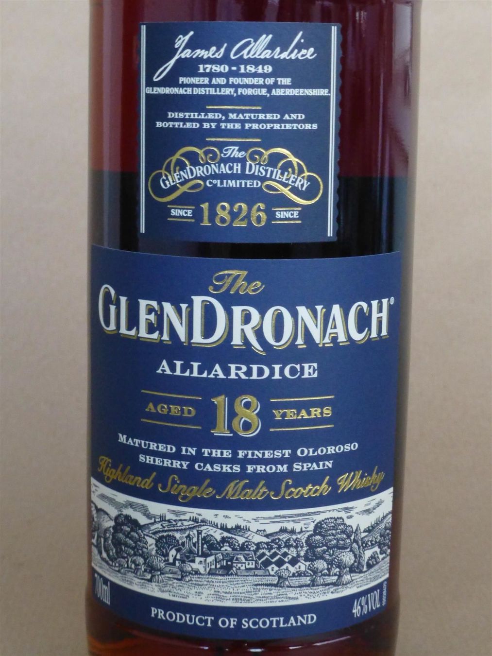 Glendronach Bevande alcoliche: GlenDronach Allardice - 18 Years – Nuovo e nell'imballaggio originale da Basel venduto da Falconis 2