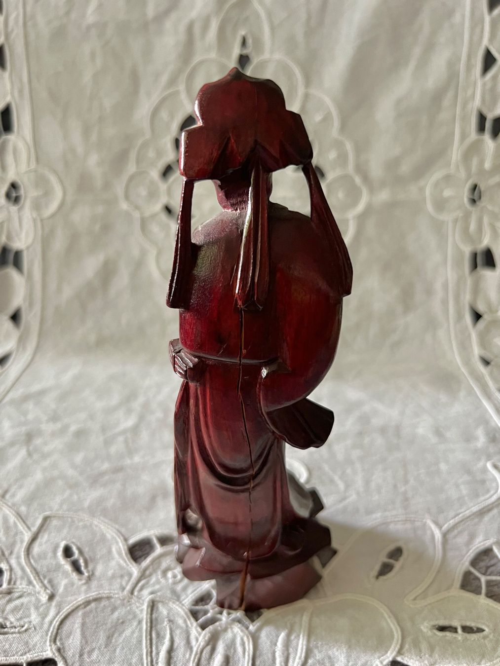 Statuette: Chinesische Figur Holz geschnitzt 17,5cm – Usato da Frenkendorf venduto da Only1 4