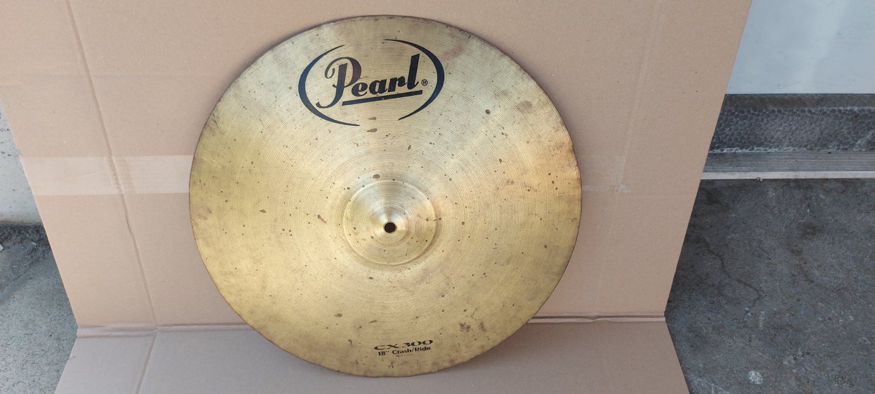 Musikinstrumente: 18" Crash/Ride Pearl CX 300 – Gebraucht aus Glattbrugg von Swissmusik