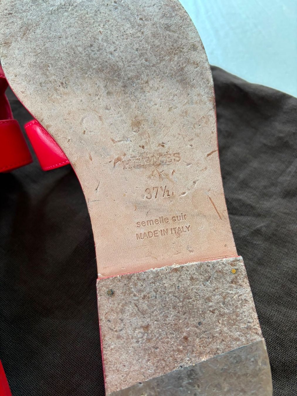 Hermès Damenschuhe: Hermes Oran rosse Tg 37,5 – Gebraucht aus Rancate von FiorAngela011 3