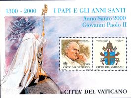 VATIKAN ANNO SANTO 2000 GIOVANNI PAOLO II BLOCK **POSTFRISCH
