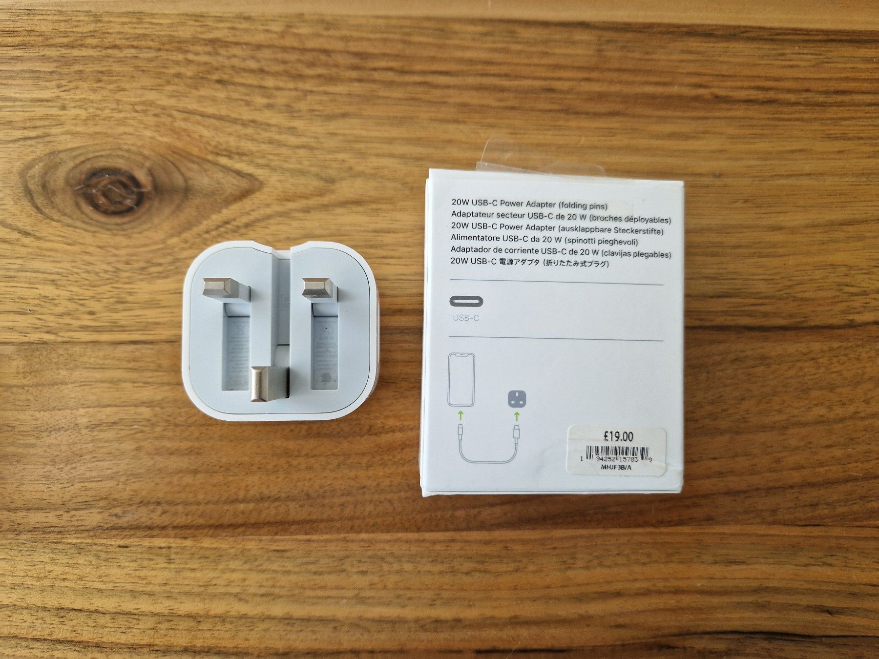 Apple Caricabatterie: Apple USB-C 20W Netzteil (UK), Originalverpackt, – Nuovo (secondo la descrizione) da Fehraltorf venduto da frschele 2