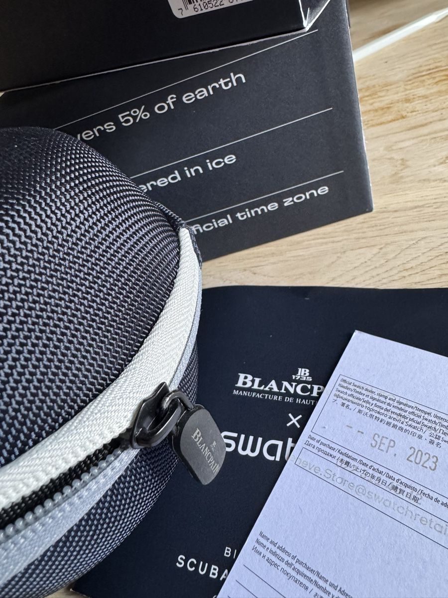Swatch Orologi: Swatch X Blancpain Antarctic Ocean – Usato da La Croix-de-Rozon venduto da gesbib 7
