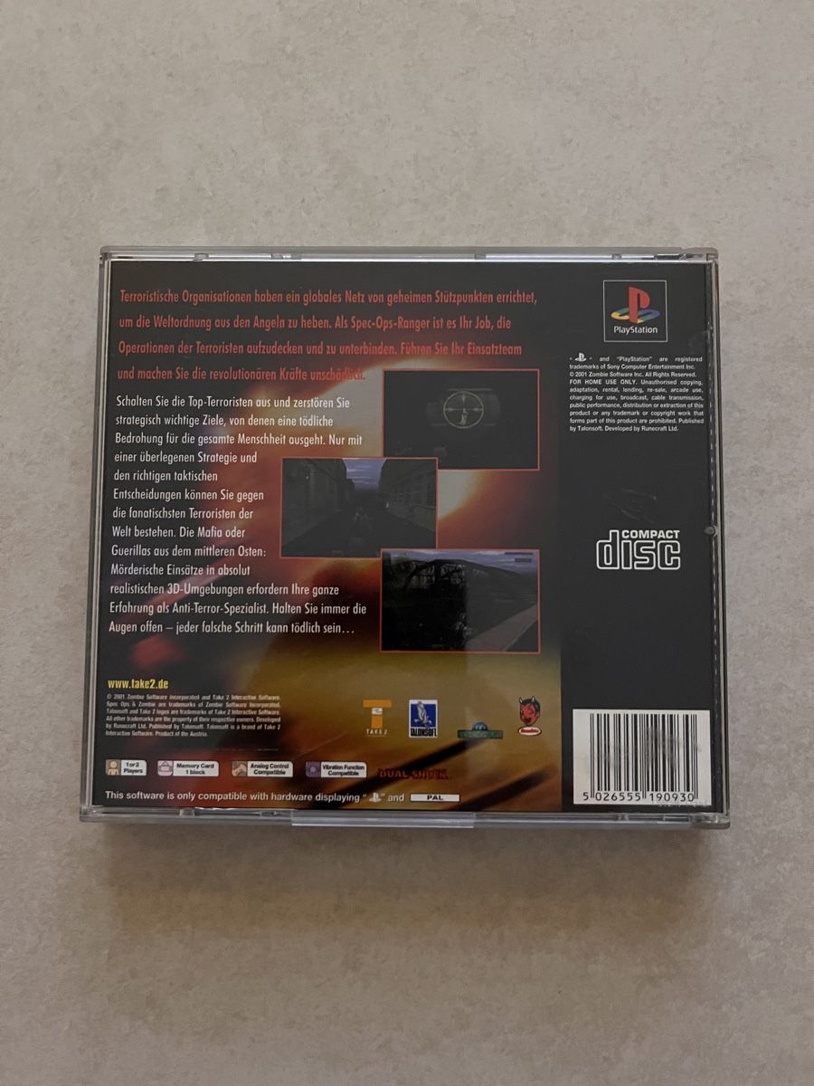 Spiele: Spec Ops Covert Assault PlayStation 1 PS1 Spiel – Gebraucht aus Suhr von SchnapperCH 1
