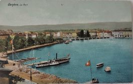 GENÈVE - Le Port - Bateau à vapeur