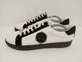 Philipp Plein Sneaker Fight Club Weiss Black Gr. 42 27.5 cm