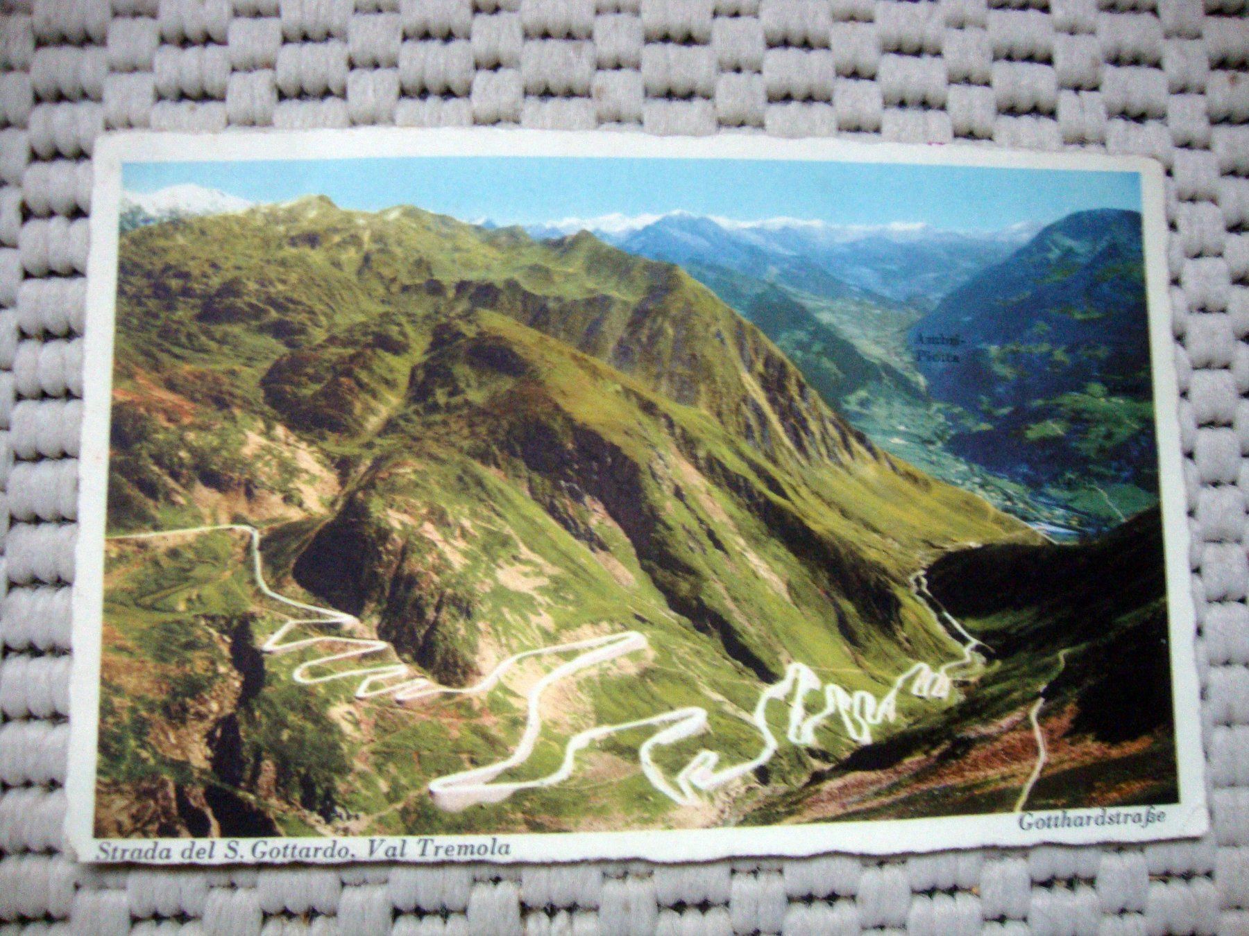 Cartoline postali: Ansichtkarte Gotthardstrasse Val Tremola – Usato da Döttingen venduto da Kubuli1