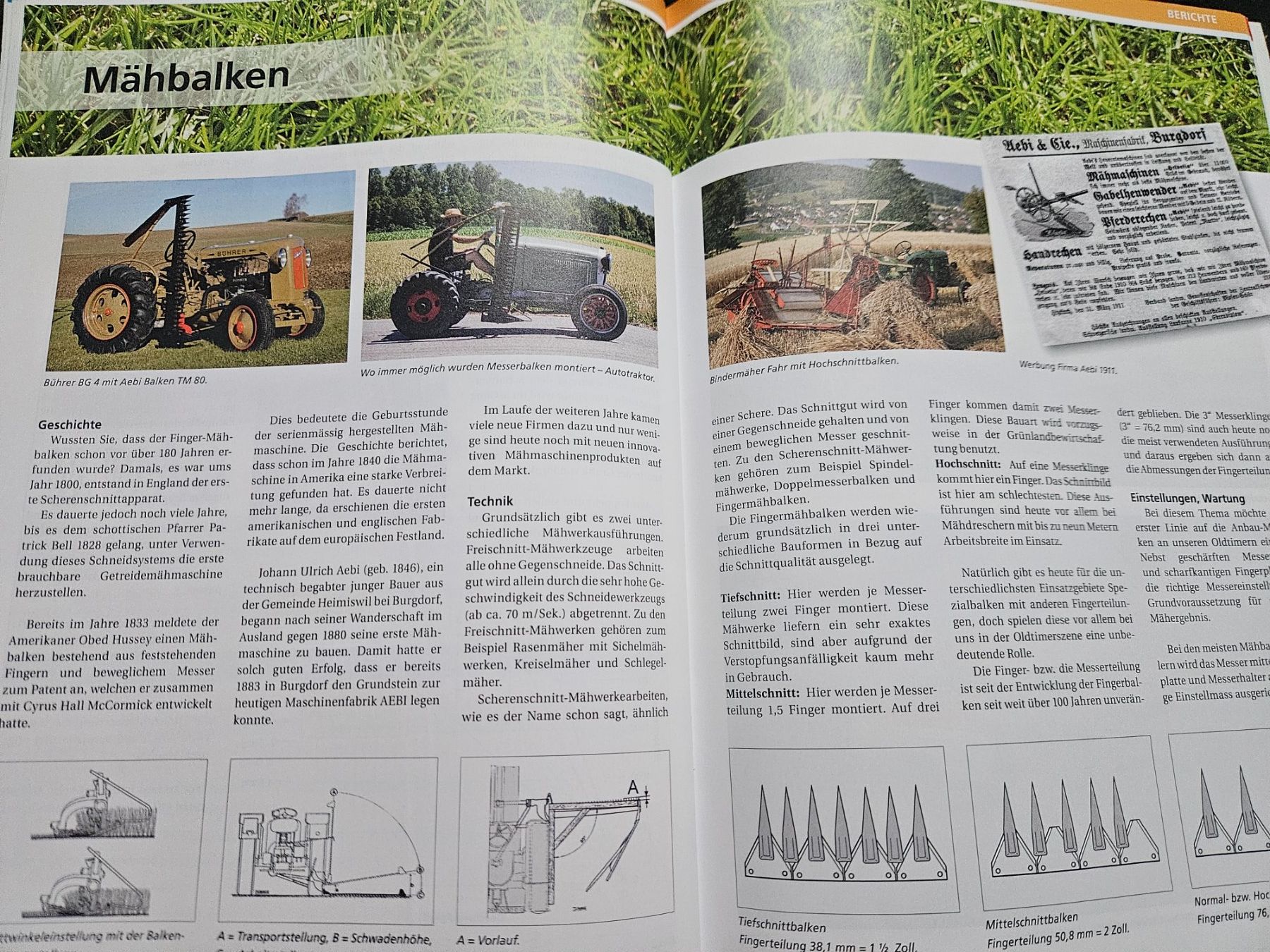 Aebi Traktoren: Alte Landtechnik 2/17 Aebi Schilter Warcchalowski xb – Gebraucht aus Flawil von sr1_f6st 9