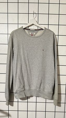 Cozy Tommy Hilfiger Denim Grey Sweater - Size S