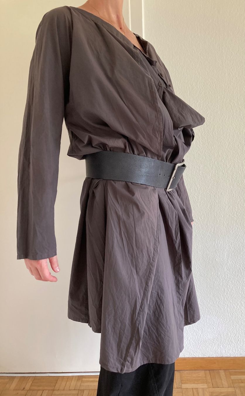 Tuniken: Rundholz Designer Tunika Gr. M Anthrazit Baumwolle Elegant – Gebraucht aus Zürich von wei_8n2l