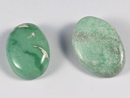 Variscit Cabochon 2Stk. 24 und 21mm