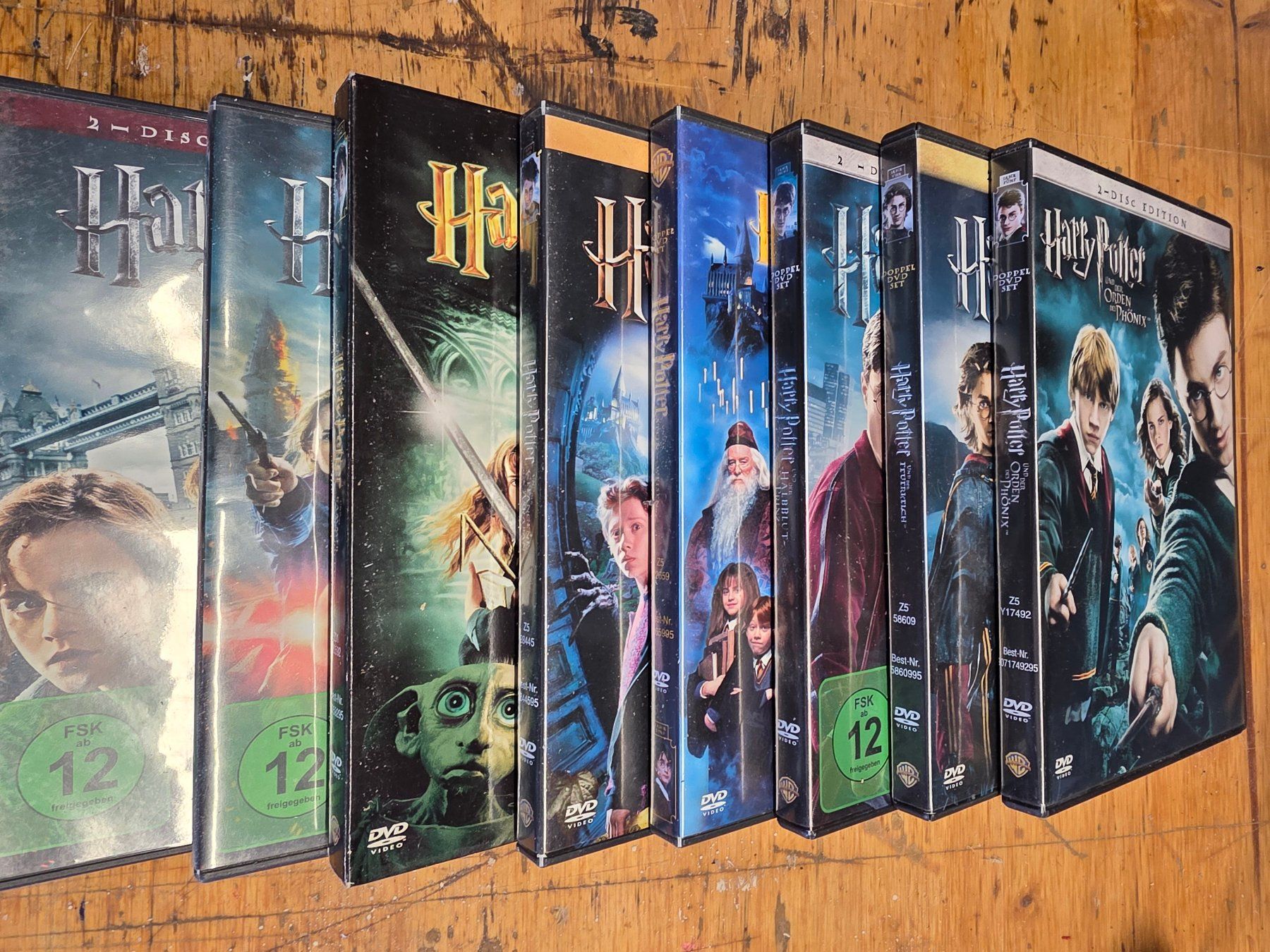 Tutti i DVDs: Harry Potter DVD Box Set – Usato da Grüningen venduto da snaps