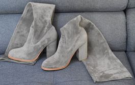 Boots  / Bottes en cuir  .38