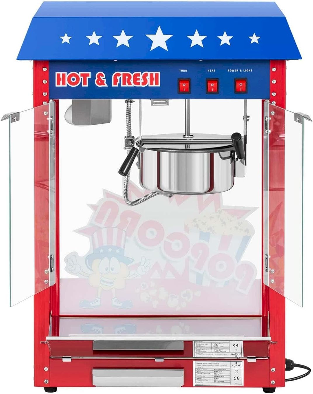 Attrezzatura professionale & Gastronomia: Royal Catering Popcornmaschine USA – Nuovo e nell'imballaggio originale da Bottighofen venduto da zaap 2