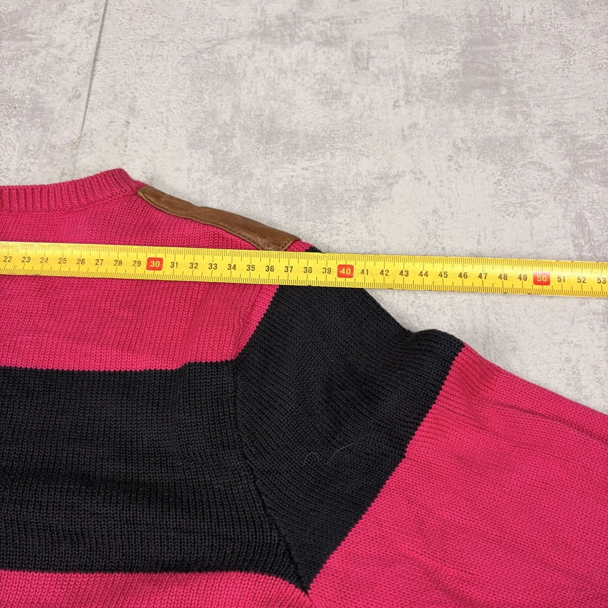 Ralph Lauren Maglioni & Felpe: Pull Ralph Lauren Sport rayé rose et noir - Taille M – Nuovo (secondo la descrizione) da Neuchâtel venduto da aliceguins 8