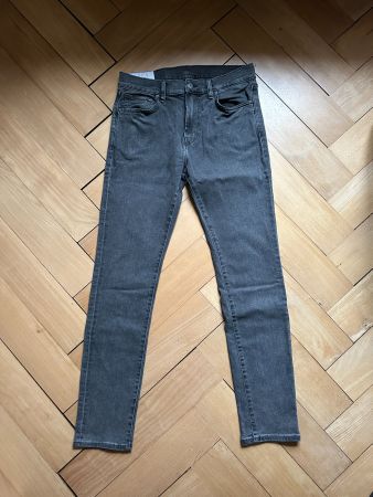 Skinny Jeans grau W33 L32