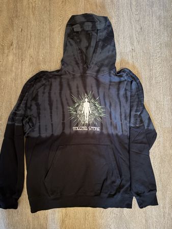 Volcom Hoodie schwarz gemustert Grösse L guter Zustand
