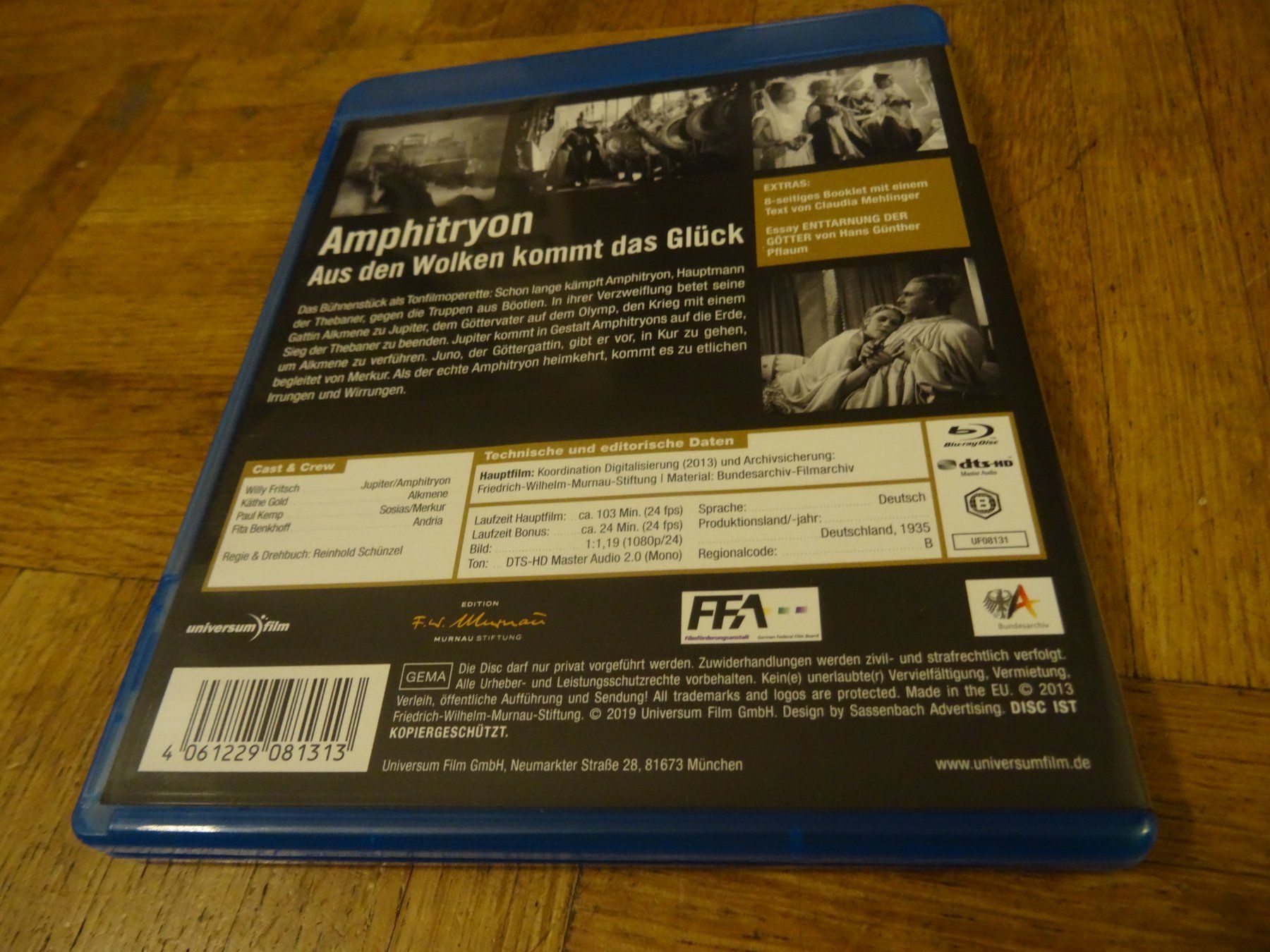 Tous les DVDs: Amphitryon Blu-ray Deluxe Edition – D'occasion à Olten par Disc-Verkauf 2