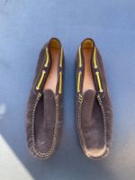 Florsheim Slipper Made in Italy dunkelbraun/gelb im 11/4