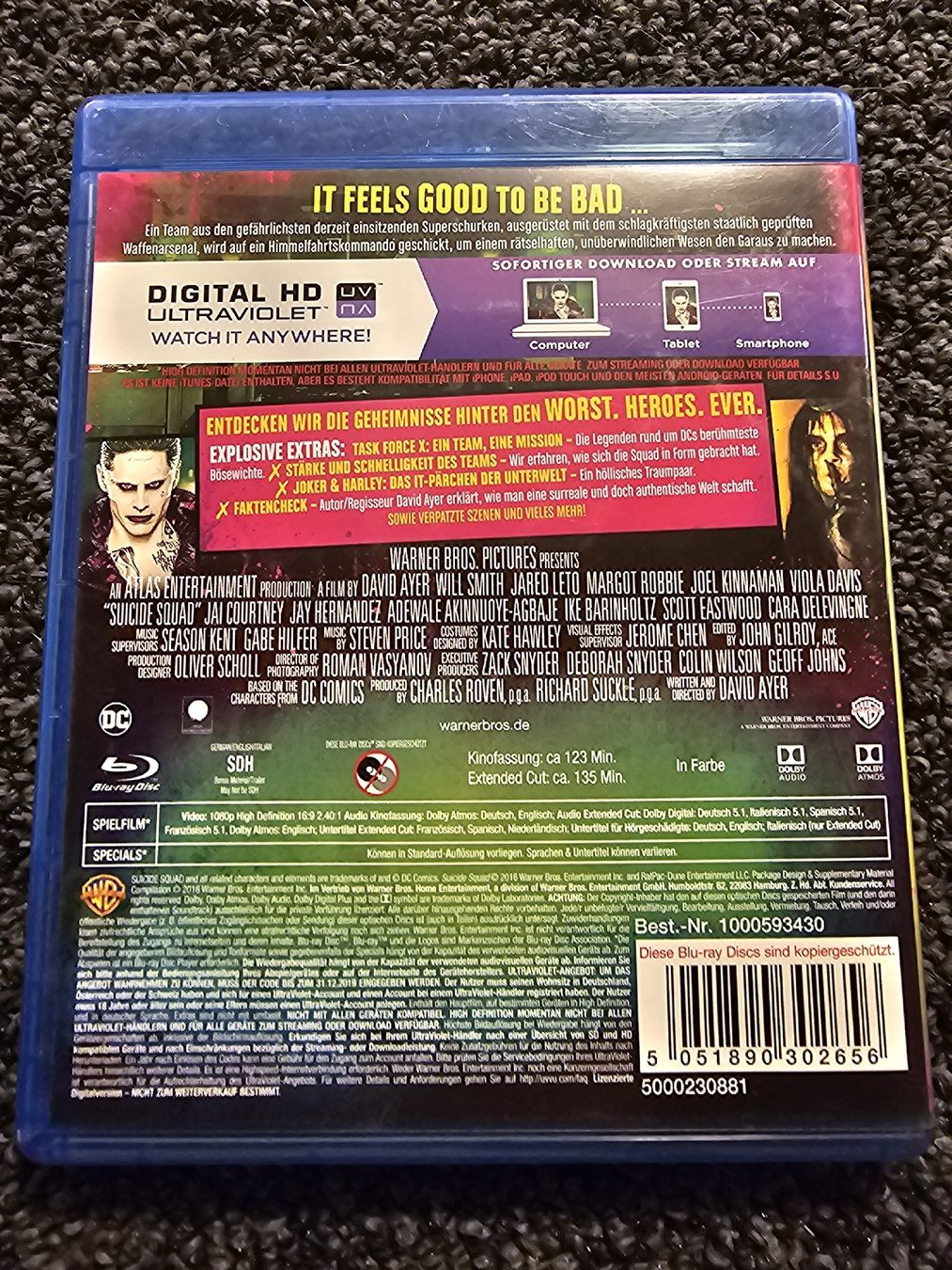 Alle DVDs: Suicide Squad Extended Cut Blu-ray – Gebraucht aus Ruswil von jan_bxl5 1