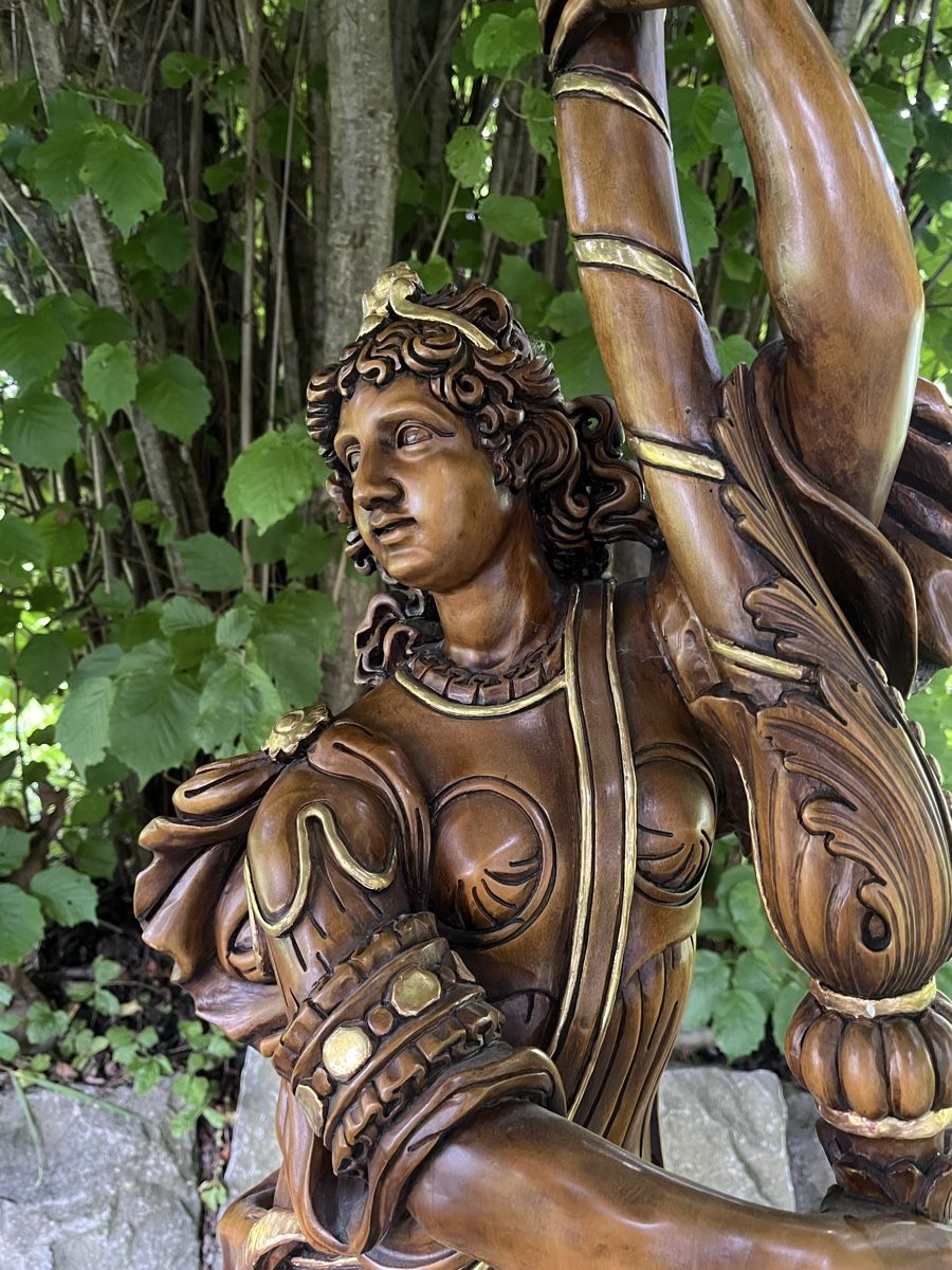 Lampade: Grosser Leuchter  Venezianischer Torchère Stehlampe – Usato da Wiesenberg venduto da swissantik 4