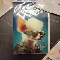 Geburtstagskarte mit Hund und 3D Effekt