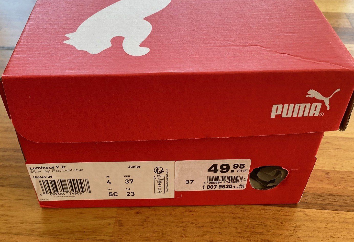 Puma Schuhe für Jungen: Puma Hallenschuhe Gr. 37 "NEU" – Neu und originalverpackt aus Appenzell von sputnik84 5