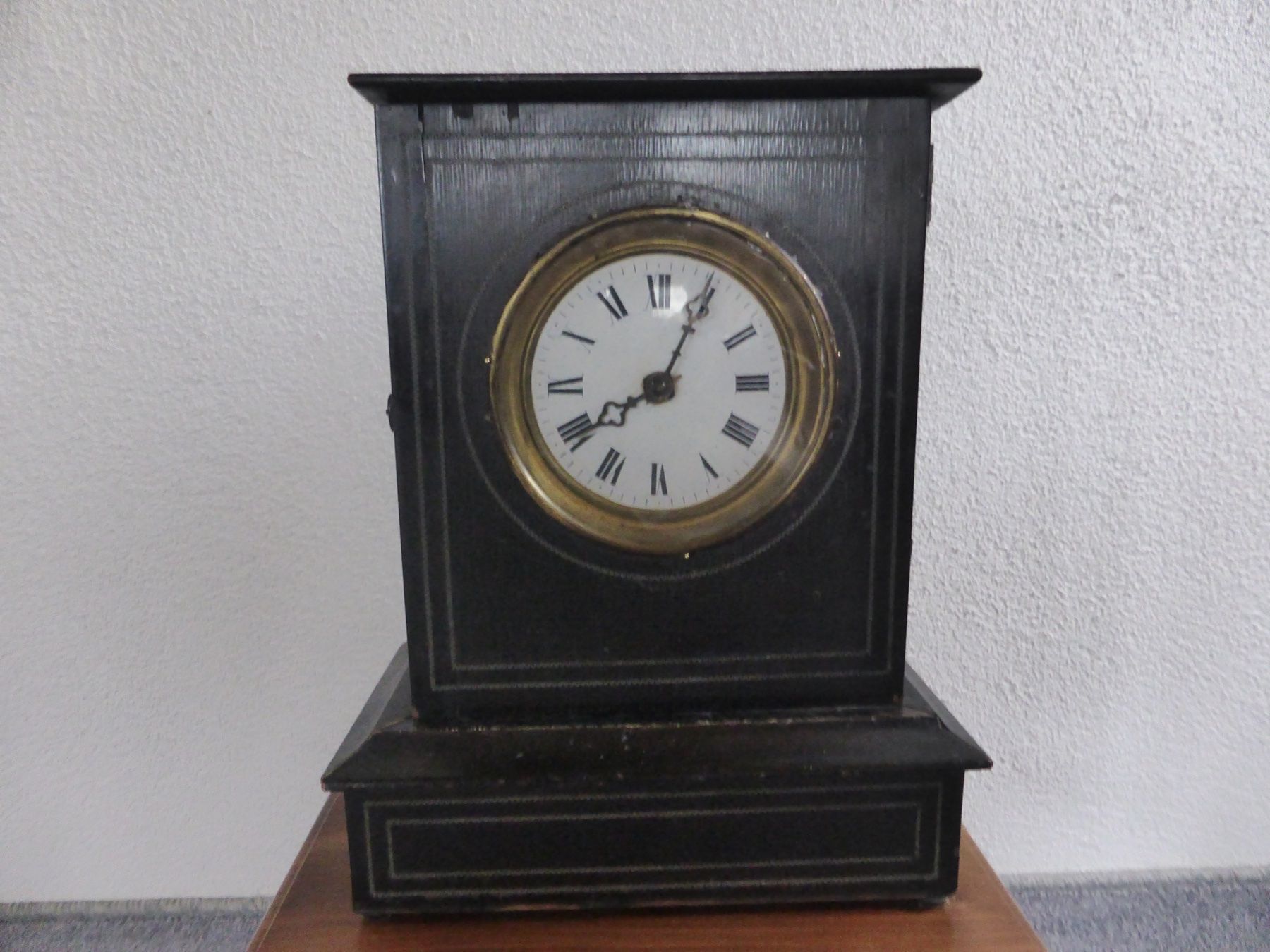 Orologi da terra & Orologi da parete: Kamin- oder kl.Tischuhr mit Eisenuhr (Comtios-Uhrwerk) – Usato da Gonten venduto da gwondrig