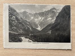 Alte Postkarte Gasterntal mit Hockenhorn Bern Schweiz