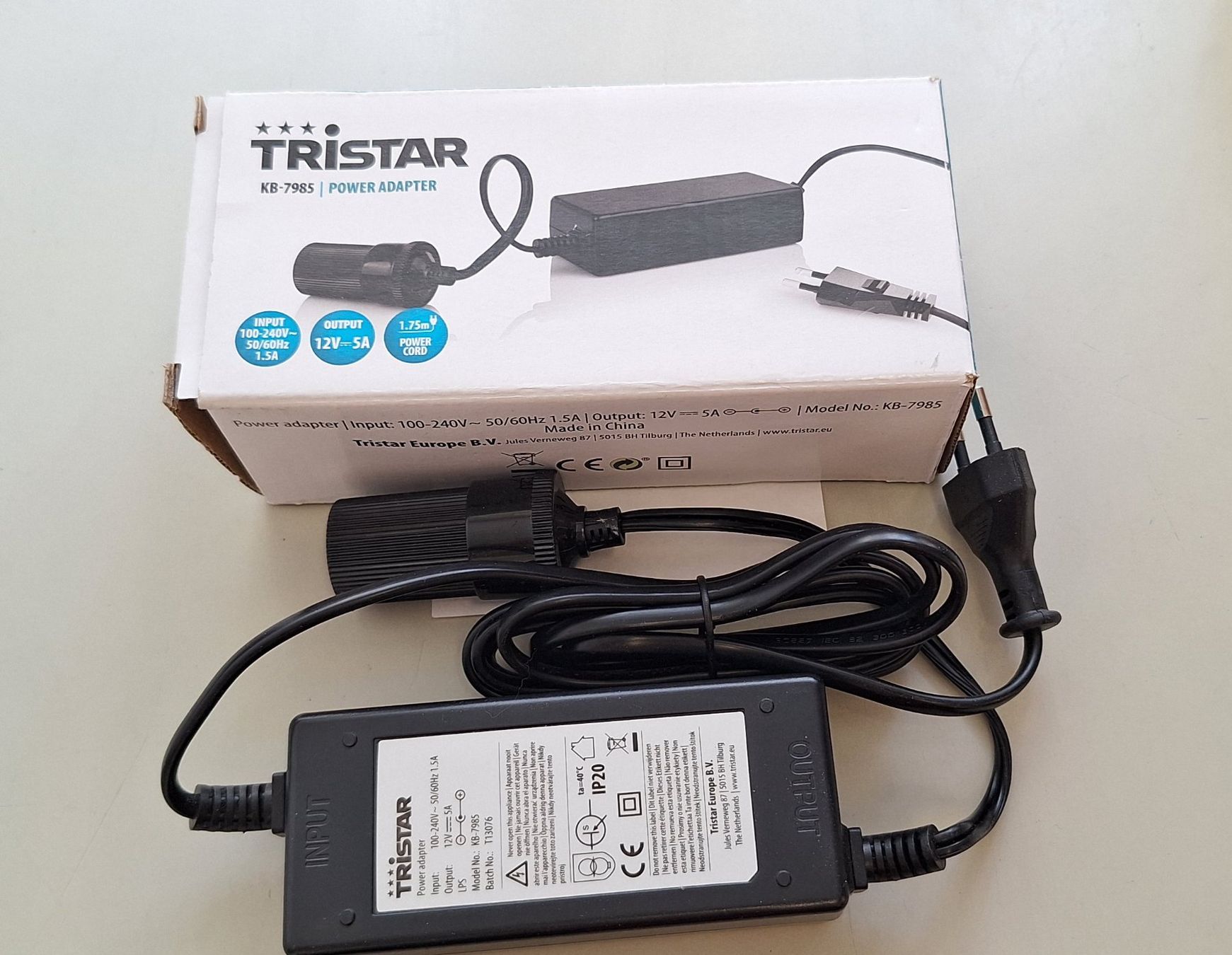 Componenti elettronici: Tristar KB-7985 Power Adapter Netzgleichrichter – Usato da Gurtnellen venduto da Rhino77