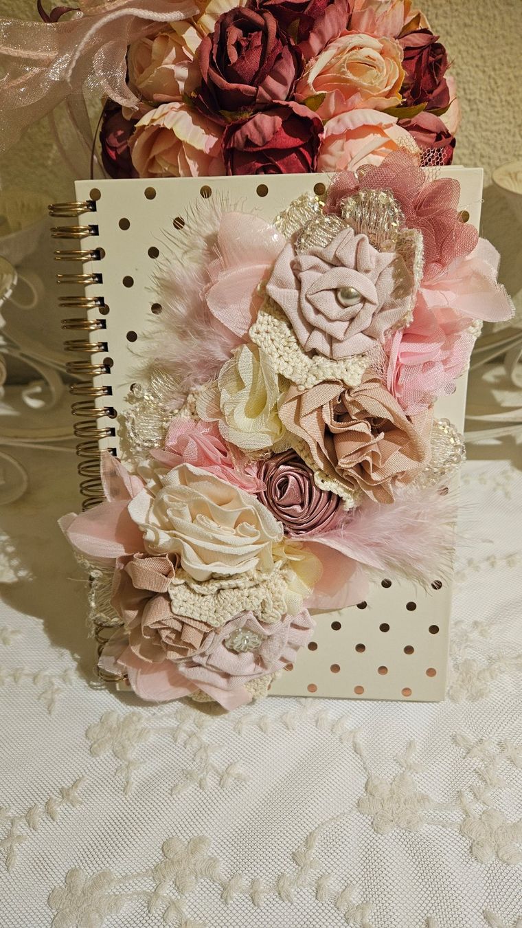 Blocchi: Notizbuch Shabby Chic Bulletjournal Ringuch Scrapbook Spitze – Nuovo e nell'imballaggio originale da Gossau ZH venduto da Goes05