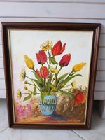 Gemälde Öl auf Malkarton, signiert, Gr. 56 x 46 cm