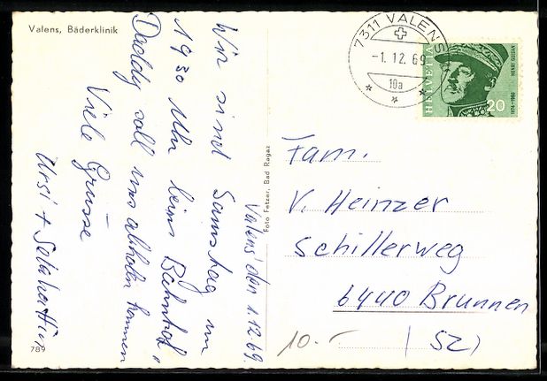 Cartoline postali: AK Valens, Bäderklinik – Usato da Berlin venduto da bartko-reher 1