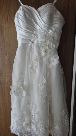 Festliches, elegantes Brautkleid, Grösse 36, einmal getragen