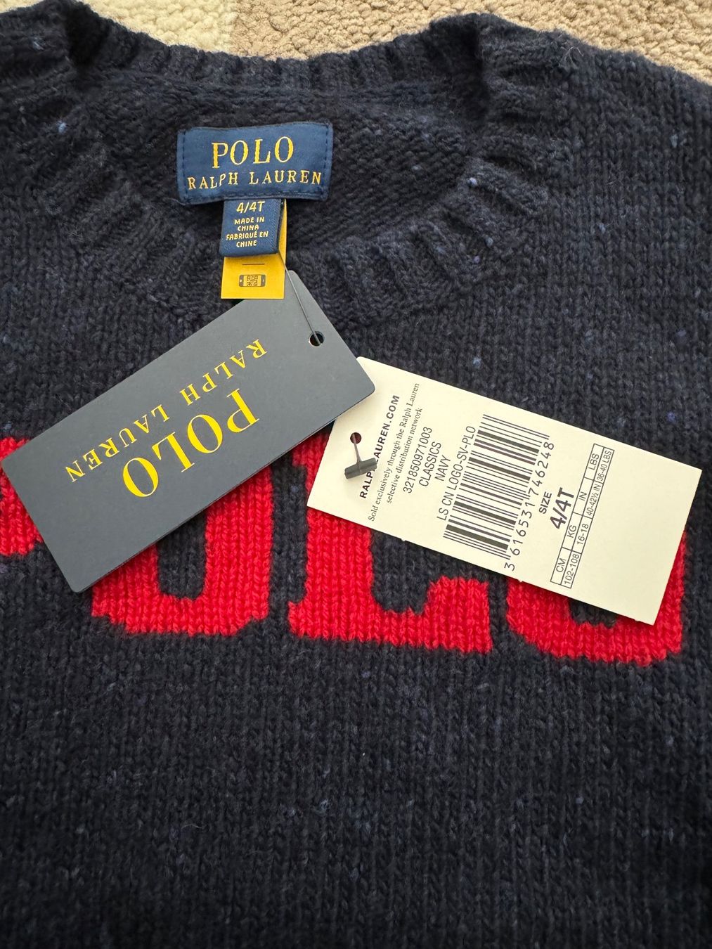Ralph Lauren Maglioni & Felpe: RALPH LAURENT ORIGINAL PULLOVER (SWEATSHIRT) AUS WOLLE – Nuovo e nell'imballaggio originale da Zürich venduto da Mina_09 4
