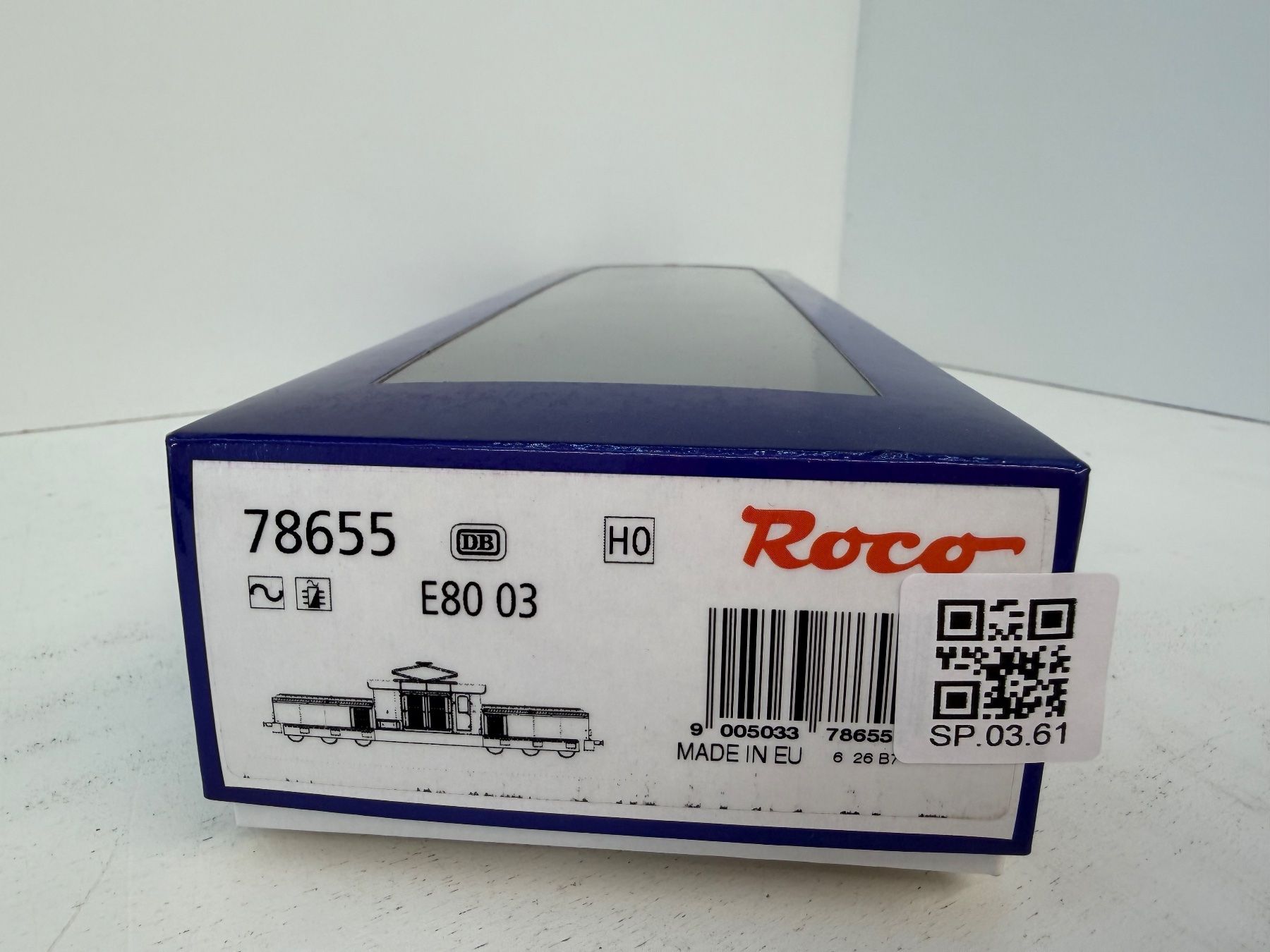 Roco Modellini di ferrovie: Roco Lokomotive 78655 E 80 03 HO – Usato da Büsserach venduto da ModellbahnDepot 8