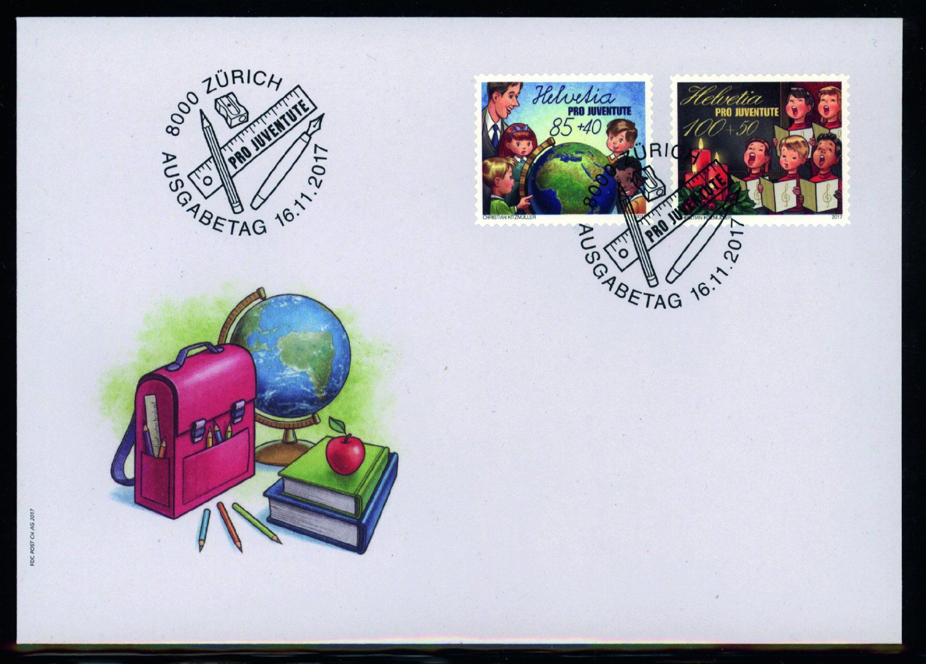 Tutti i francobolli: 2017, FDC, Pro Juventute – Usato da Willisau venduto da Vollstempel