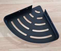 Duschablage schwarz matt