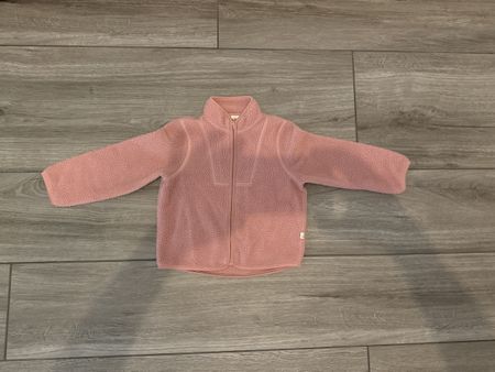 Kinder Fleecejacke rosa Reissverschluss guter Zustand