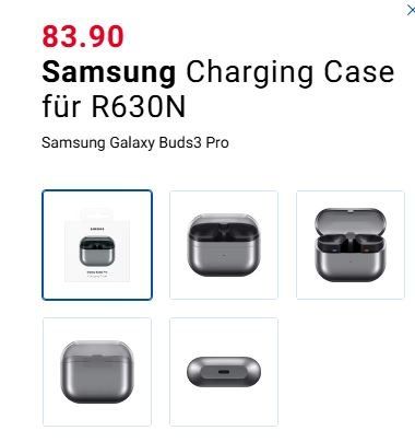 Samsung Caricabatterie: Original Samsung Galaxy Buds3 Pro Ladecase Charging Case NEU – Nuovo e nell'imballaggio originale da Effretikon venduto da SEMOUNA 1