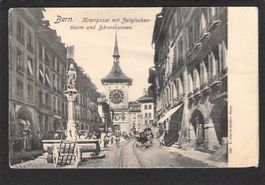 AK/ Bern Kramgasse , belebt