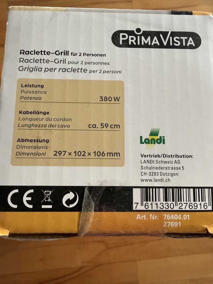 Küchengeräte: Raclettgrill – Neu und originalverpackt aus Kaufdorf von nadine_bufe 1