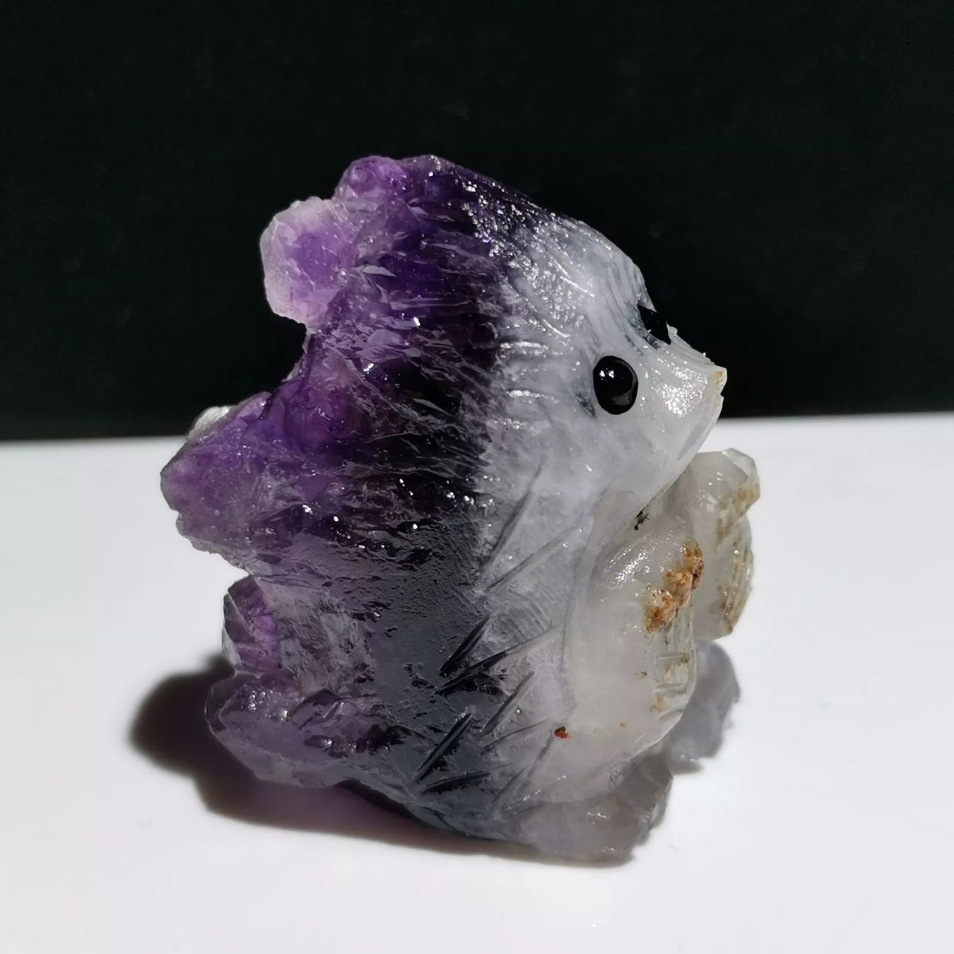 Pietre preziose: Mini Amethyst Igel Figur Statue Hérisson Améthyste – Nuovo (secondo la descrizione) da Prilly venduto da ilyria73 3