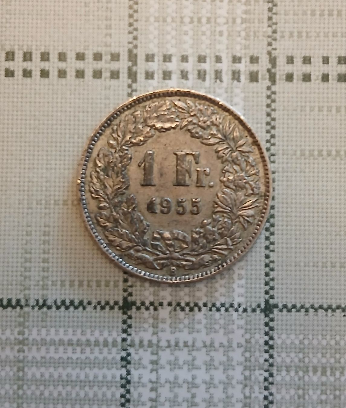 Tutti le monete: Silbermünze 1 Fr. 1955 – Usato da Ueberstorf venduto da tibolini 1