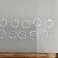 Lot de 10 disques de quantième pour mouvement ETA 2681